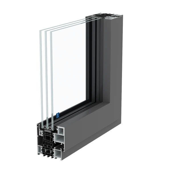 Офіційне січення профілю — Reynaers Aluminium MasterLine 8 HI+